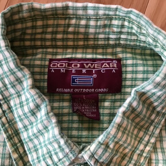 Upcycled Plaid Christmas Shirt, Plus Size: Bleached, Painted Holiday Graphics - Picture 4 of 12